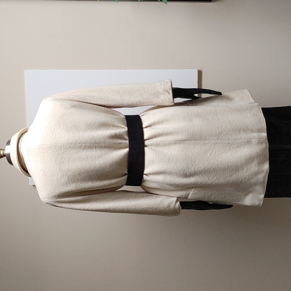 VTG 100% Cashmere Ivory Coat 4/6 - Picture 12 of 16